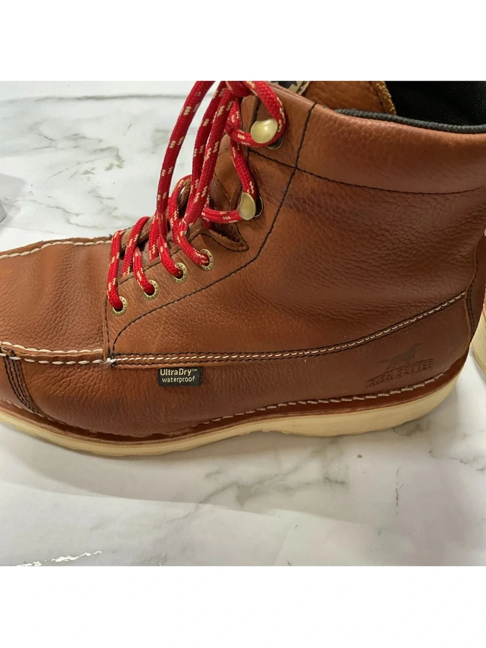 Irish Setter Work Boots Mens 10.5 Brown Leather